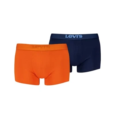 Image of Levi&#039;s MEN Solid Basic Trunk 2 PACK Pants, Men&#039;s, Size: Small, Orange/navy
