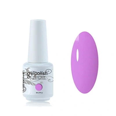 Image of Vishine Nail Salon UV Manicure Polish Soak Off Gel Art 8ml Light Purple #800