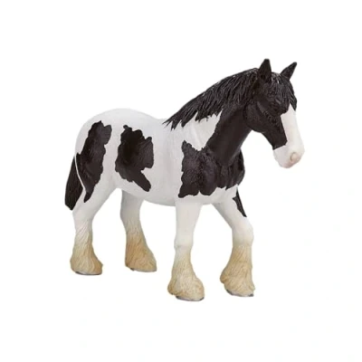 Image of Clydesdale Horse Black and White