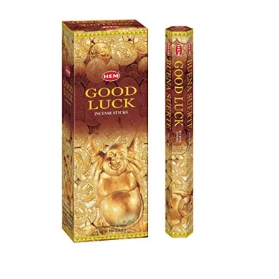 Image of Good Luck Box Of Six 20 Gram Tubes Hem Incense