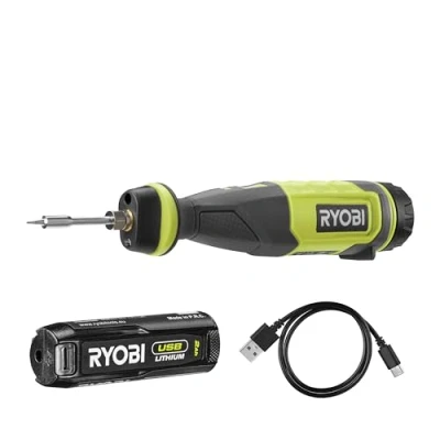 Image of Ryobi RSI4 120G 4V Cordless Soldering Iron (1 x 2.0Ah)