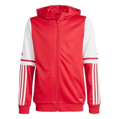 Image of adidas Performance SQUADRA25 Hooded Unisex Training jacket for kids, Size: 5 6y, Team power red/white