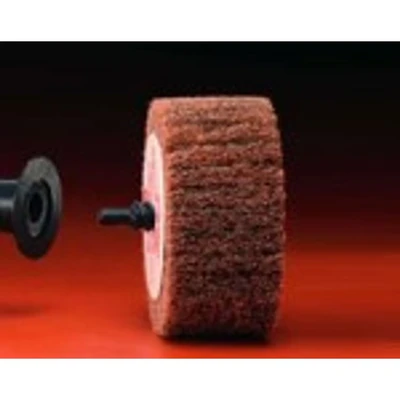 Image of Scotch Brite Roloc Cut and Polish Flap Brush PF ZR, 50 mm x 25 mm, A MED