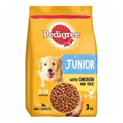 Image of Pedigree Puppy Vital Protection Chicken and Rice Dry Mix, 3 kg