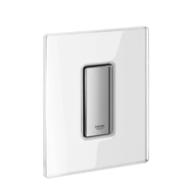 Image of GROHE Skate Cosmopolitan Glass Actuation Plate Moon White 38846LS0
