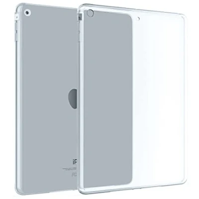 Image of Okuli Transparent Protective Slim Silicone Cover Case For Apple iPad Air 1 in Clear