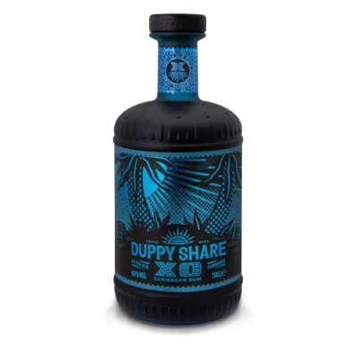 Image of the Duppy Share XO Rum Golden 70cl (ABV 40%) Beautiful Blend of Aged Rums Redefining Category A Barbados to Enjoy Neat or in an Old Fashioned Cocktail