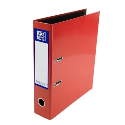 Image of Oxford Premium A4 Lever Arch File, Red Single Folder, Heavy Duty