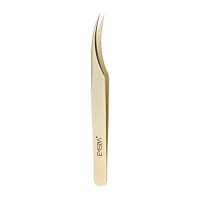 Image of Eyelash Extension Tweezers Professional Golden Precision Dolphin Individual Set for Extensions 3D 5D 6D Volume Lash EMEDA
