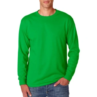 Image of Jerzees 5.6 oz. 50/50 Heavyweight Blend Long Sleeve T Shirt Kelly Medium