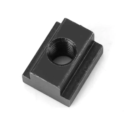 Image of 5pcs T Slot Nuts Black Oxide Finish Tapped Through M8/M10 Threads Fit into slots in Machine Tool Tables(M8)