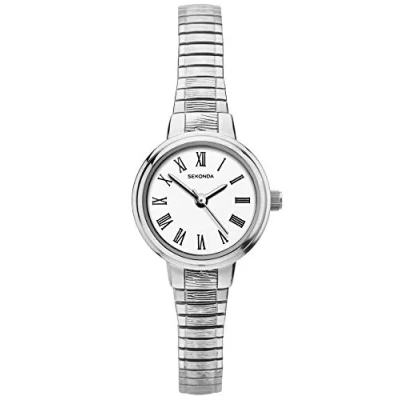 Image of Sekonda Womens Quartz Watch, Analogue Classic Display and Stainless Steel Strap 2879