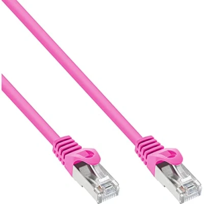 Image of InLine® 72511 M SF/UTP Patch Cable (1 m) Pink