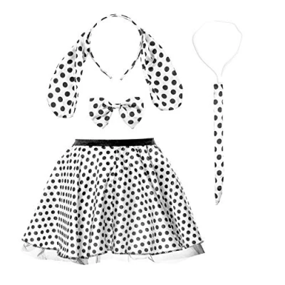 Image of sowest Fancy Dress Dalmatian Tutu Set White