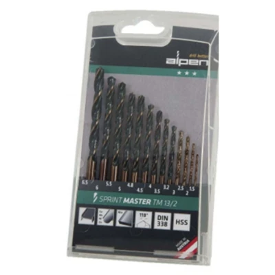 Image of Alpen 811101100 Drill Bit Case &quot;Sprint Master&quot; TM, 0 V, Grey, 13/2