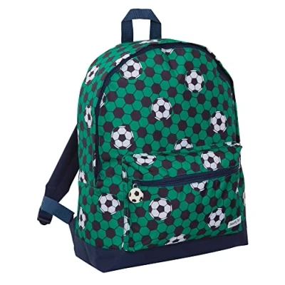 Image of ScruffyTed Boys Girls Football Backpack For Kids Large Capacity Travel Rucksack Soccer Sports School Bag