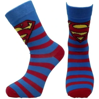 Image of Budget Gifts Superman Logo Mens Calf Socks Size 6 11