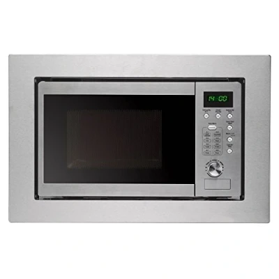 Image of Cookology BIM20LWG Stainless Steel 20L 800W 60 x 38cm Built in Microwave &amp; Grill