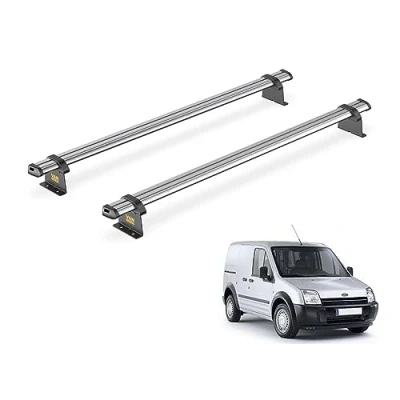 Image of Van Guard Trade Roof Rack for Ford Transit Connect (2002 2013) 2 Steel Bars UltiBar SB201