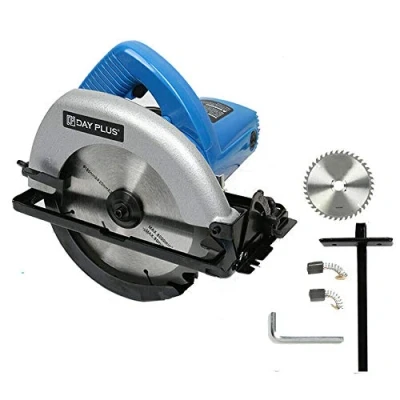 Image of Circular Saw 900W Compact Electric Corded Saw, 4700 RPM Max Cutting Depth 55mm with 180MM Blade for Wood, Tile, Soft Metal, Plastic Cutting, 5 Year Warranty