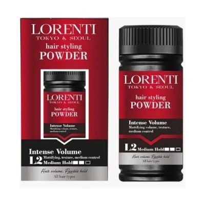 Image of Lorenti Hair Styling Powder Wax L2 Intense Volume Mattifying Volumizing Texturizing Medium Hold 20gr