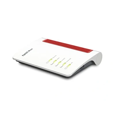 Image of AVM FRITZ!Box 7530 AX UK (DSL router, Wi Fi 6 up to 1,800 Mbit/s (5 GHz) and 600 (2.4 GHz), mesh Fi, media server, 4 x gigabit LAN, DECT base station)