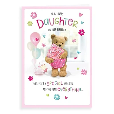 Image of Regal Publishing Cute Birthday Card Daughter 9 x 6 inches
