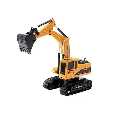 Image of PNJB, Remote Control Rc Heavy Super Power Excavator, Kids Toy Engineering Digger Truck, Rechargeable Hydraulic Car, Birthday Gifts for Toddlers Boys Girls