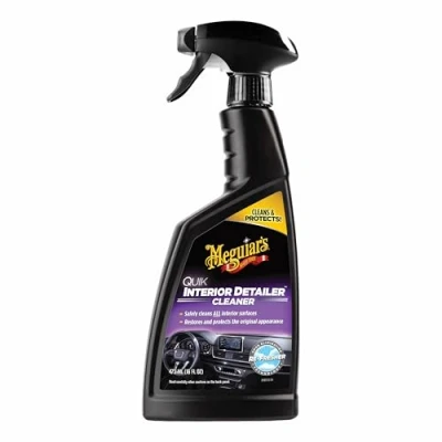 Image of Meguiar&#039;s G13616EU Quik interior Detailer Cleaner 473ml for a matt finish. Cleans all car surfaces