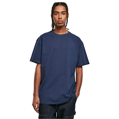 Image of Urban Classics Heavy Oversized Tee T Shirt Men&#039;s, Dark Blue, L