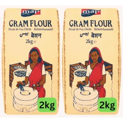 Image of Besan Gram Flour 4kg, Chickpea Gluten Free (2 x 2kg)