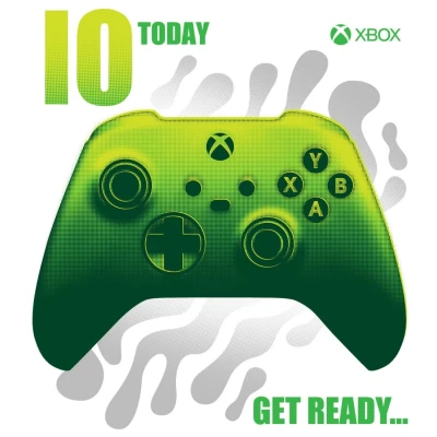 Image of Xbox 10th Birthday Card, Childrens Card For Celebration, Kids, Officially Licensed