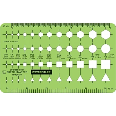 Image of Staedtler(R) Mars(R) Template, Sketch Master