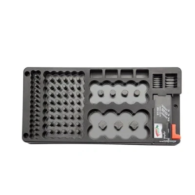 Image of APASTTCA 116 Grid Battery Storage Box Without Cover Container Case With Removable Tester For Various Batteries Supply Solution