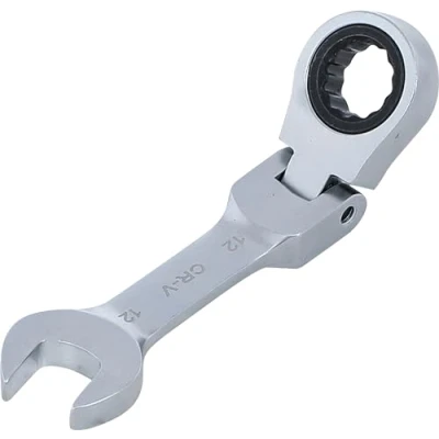 Image of BGS 6912 Ratchet Combination Wrench short adjustable 12 mm