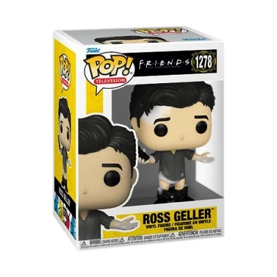 Image of Funko POP! TV: Friends Ross Geller With Leather Pants Collectable Vinyl Figure Gift Idea Official Merchandise Toys for Kids &amp; Adults TV Fans Model Collectors and Display