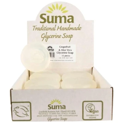 Image of Suma Glycerine Soap Grapefruit &amp; Aloe Vera (12 x 90G) by