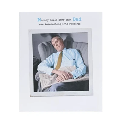 Image of UK Greetings Father&#039;s Day Card for Dad Funny Joke Design