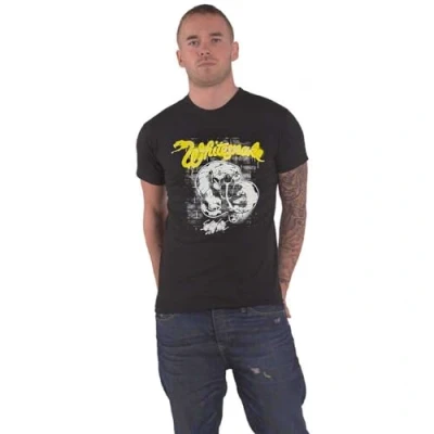 Image of Rock Off officially licensed products Whitesnake Graffiti Band Logo T Shirt M Black