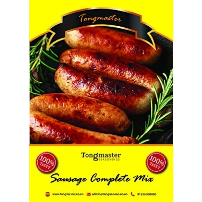 Image of Lincolnshire Sausage Complete Dry Spice Mix 1kg (10kg Batch) Just add Meat, Water to make your own sausages.