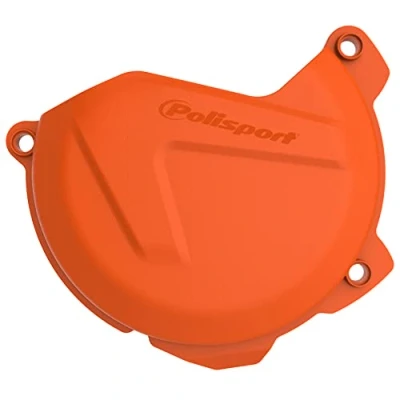 Image of Polisport KTM Clutch Cover Protector SXF 250 2013 2015 350 2011 15 Husqvarna FC FX 2014 FE 14 16, Orange Motocross4u