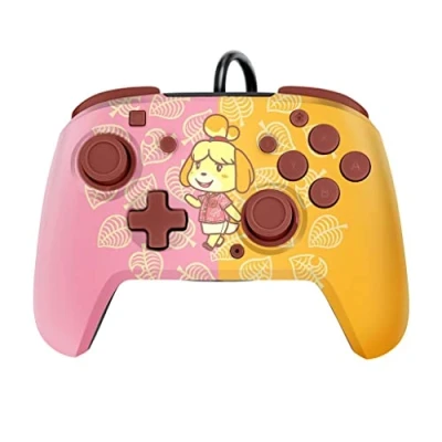Image of PDP Switch Rematch Wired controller ISABELLE Officially Licensed by Nintendo Customizable buttons, sticks, triggers, and paddles Ergonomic Controllers