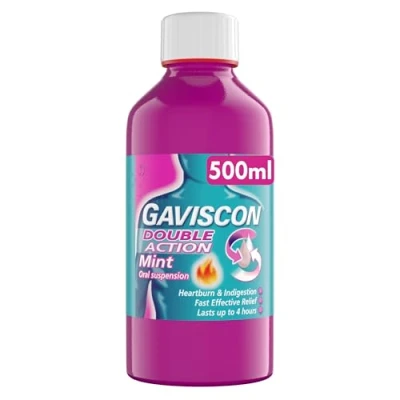 Image of Gaviscon Double Action Mint Oral Suspension 500ml