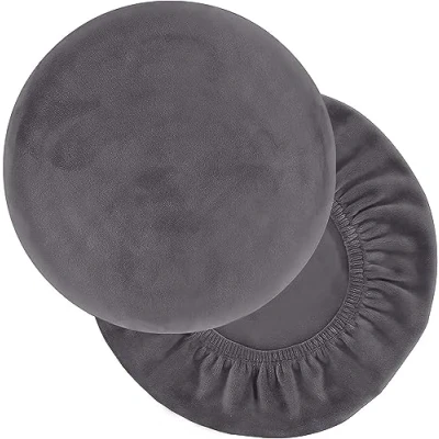 Image of Bar Stool Seat Cover Chair Cushion, Elastic 28 40CM Non Slip Round Stretchable Breathable Fits ,Universal Club Salon Stools Slipcover Protector ( Color : 24# , Size