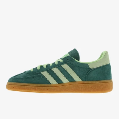 Image of adidas Originals Handball Spezial Unisex Trainers, Size: 9, Collegiate green/semi green spark Suede