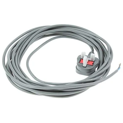 Image of Masterpart Mains Power Cable Lead &amp; Plug Compatible with Dyson DC01 DC03 DC04 DC07 DC14 Vauum Cleaners 8m