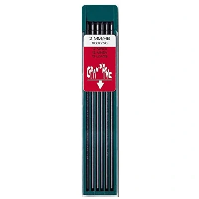 Image of Caran d&#039;Ache 6001.250 Technograph Lead Pencil, Hardness: HB, Diameter: 2 mm, Case of 12