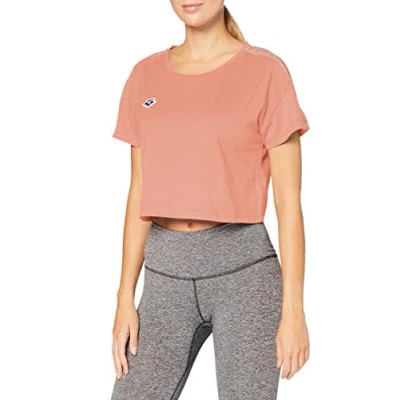 Image of Arena Women Icons Shirt Corinne Team T Triple Powder Pink, Large