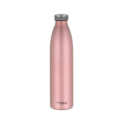 Image of ThermoCafé 4067.284.100 Thermos da 1.00 L, Resistant All Gassates, in INOX Pink, a Prova di perdite, Bottiglia termica per 12 ore, Freddo 24 Rose Gold
