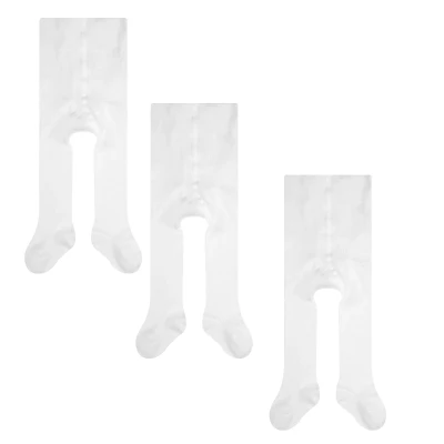 Image of Vignoni 1151 BIANCO girls&#039;s Leotards in White